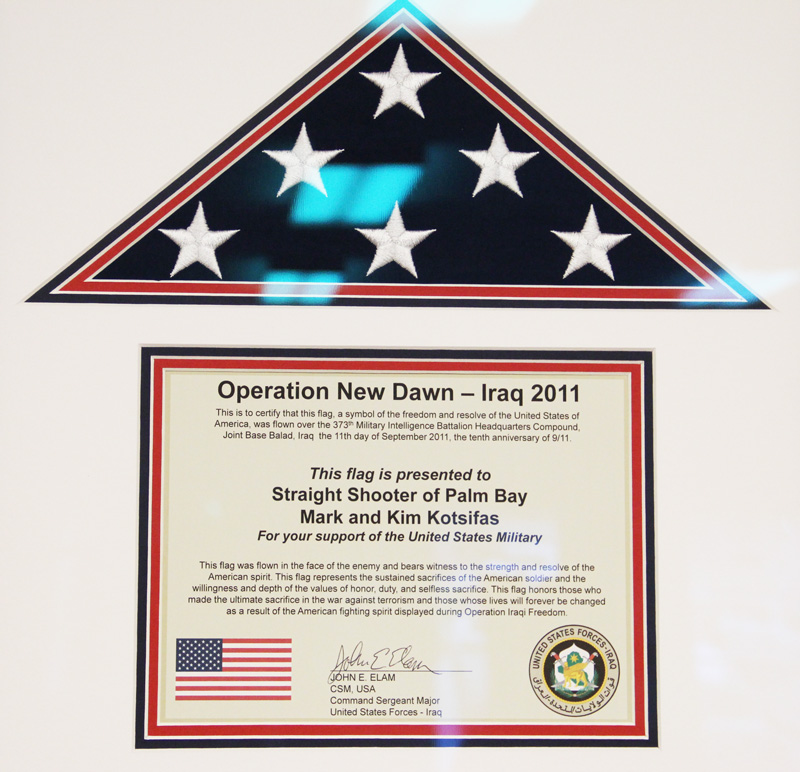 Straight Shooter - Military Appreciation